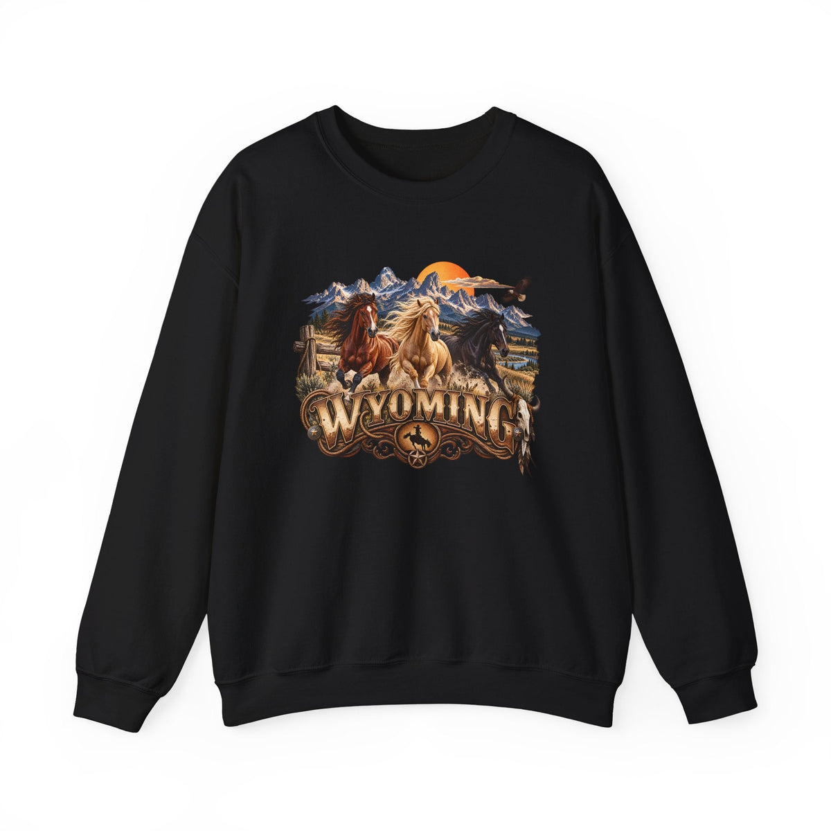 Wyoming Pferde Sweatshirt – Sweatshirt von Kalabula