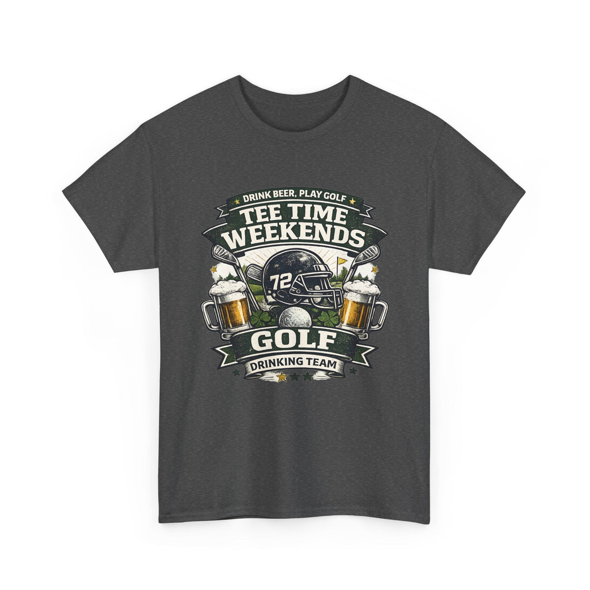 Golf & Beer T-Shirt – Lustiges Golf & T-Shirt Time Grafik-T-Shirt