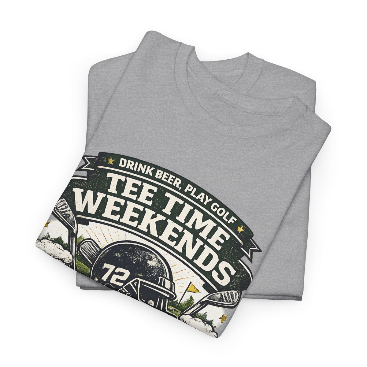 Golf & Beer T-Shirt – Lustiges Golf & T-Shirt Time Grafik-T-Shirt