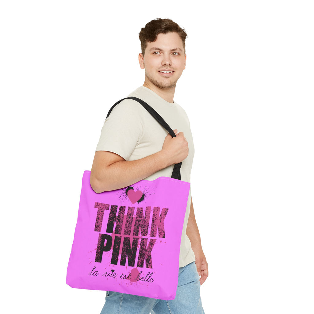 Think Pink Stofftasche – Pink Statement Design
