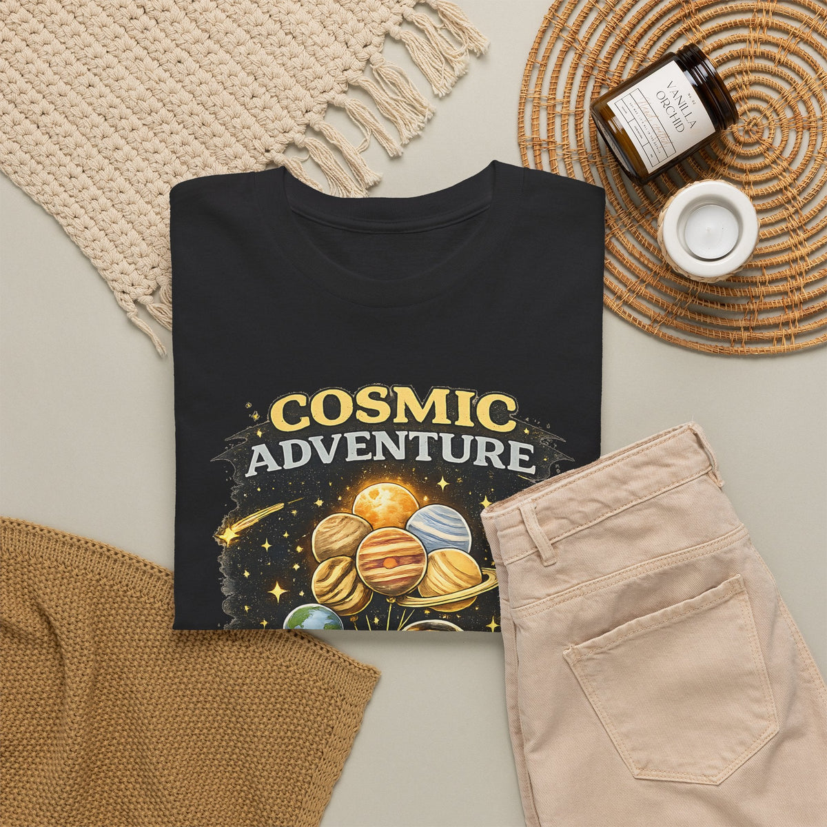 Astronaut Dog T-Shirt – Weltraum-Abenteuer Grafik-T-Shirt