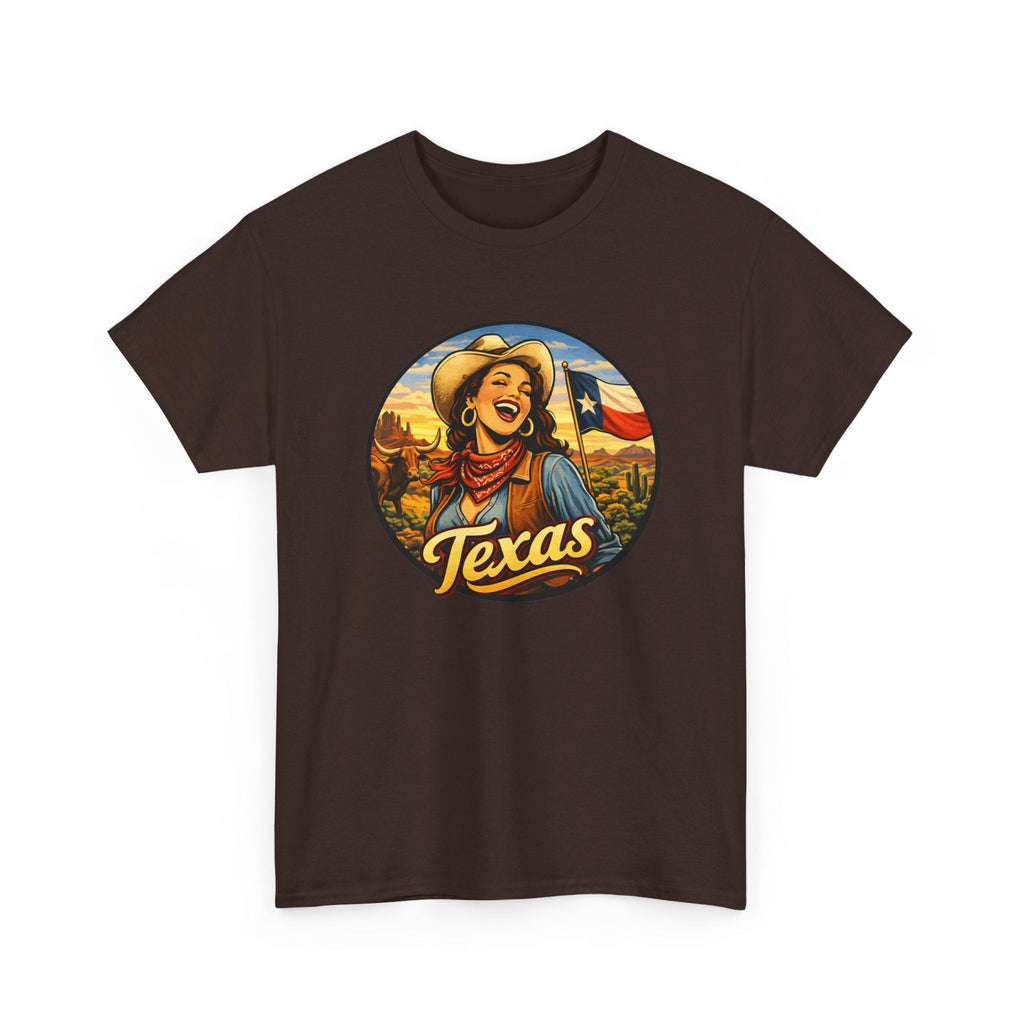 Texas Cowgirl T-Shirt – Vintage Western Texas Grafik-T-Shirt