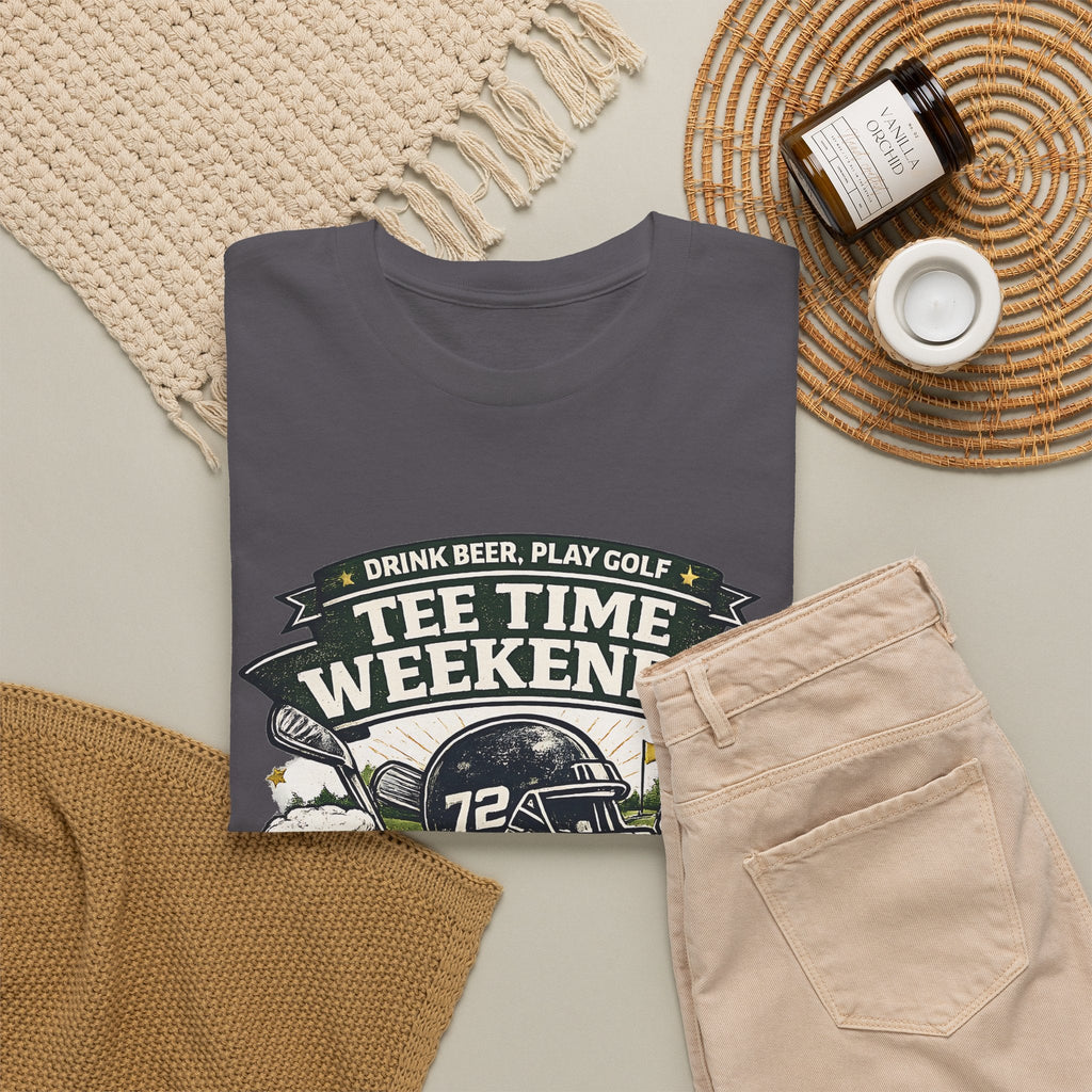 Golf & Beer T-Shirt – Lustiges Golf & T-Shirt Time Grafik-T-Shirt
