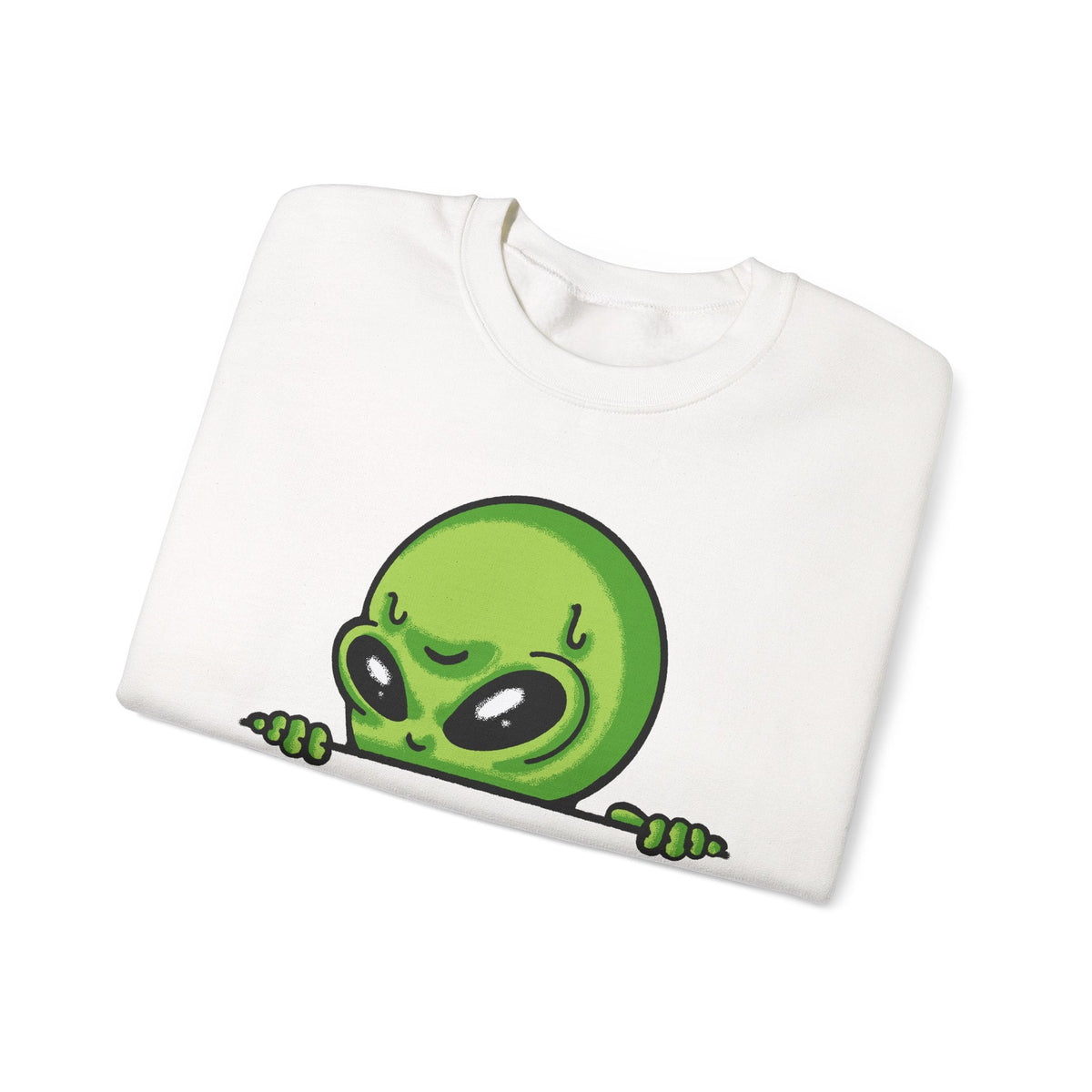 Alien Peeking Sweatshirt – Sweatshirt von Kalabula