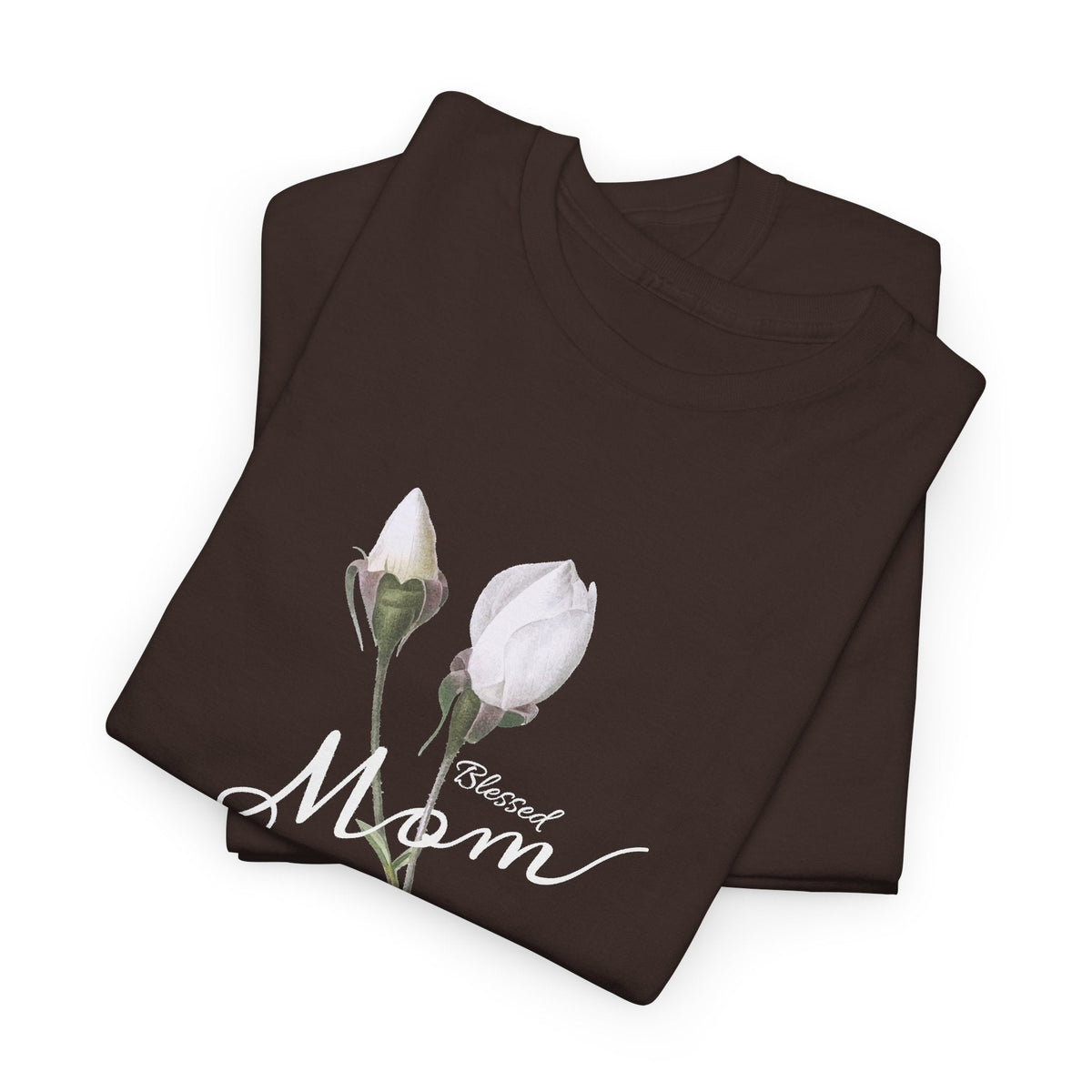 Mom Floral T-Shirt – Minimalistisches Damen-Baumwollshirt Grafik-T-Shirt
