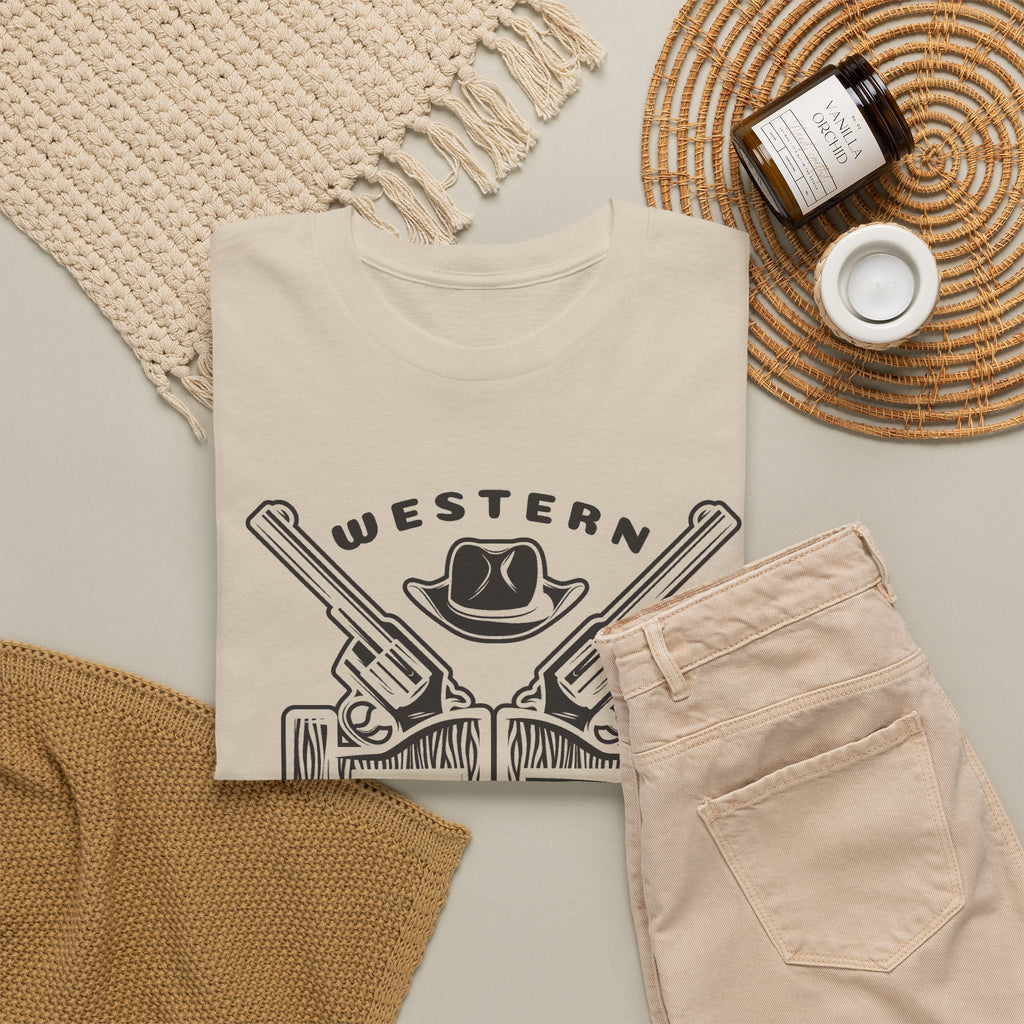 Vintage Cowboy T-Shirt – Western Saloon Retro Grafik-T-Shirt