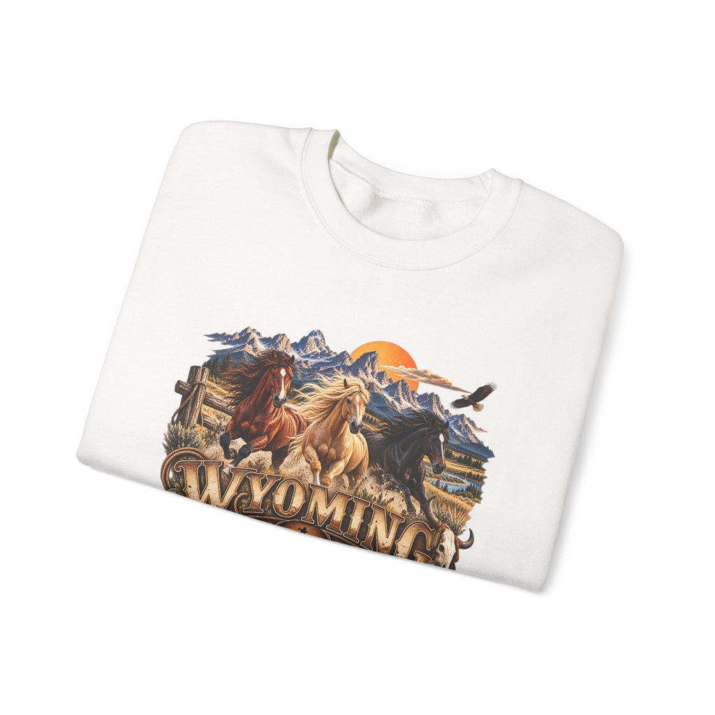Wyoming Pferde Sweatshirt – Sweatshirt von Kalabula