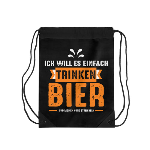 Bier & Hund Turnbeutel – Lustiger Spruch für Hundeliebhaber von Kalabula
