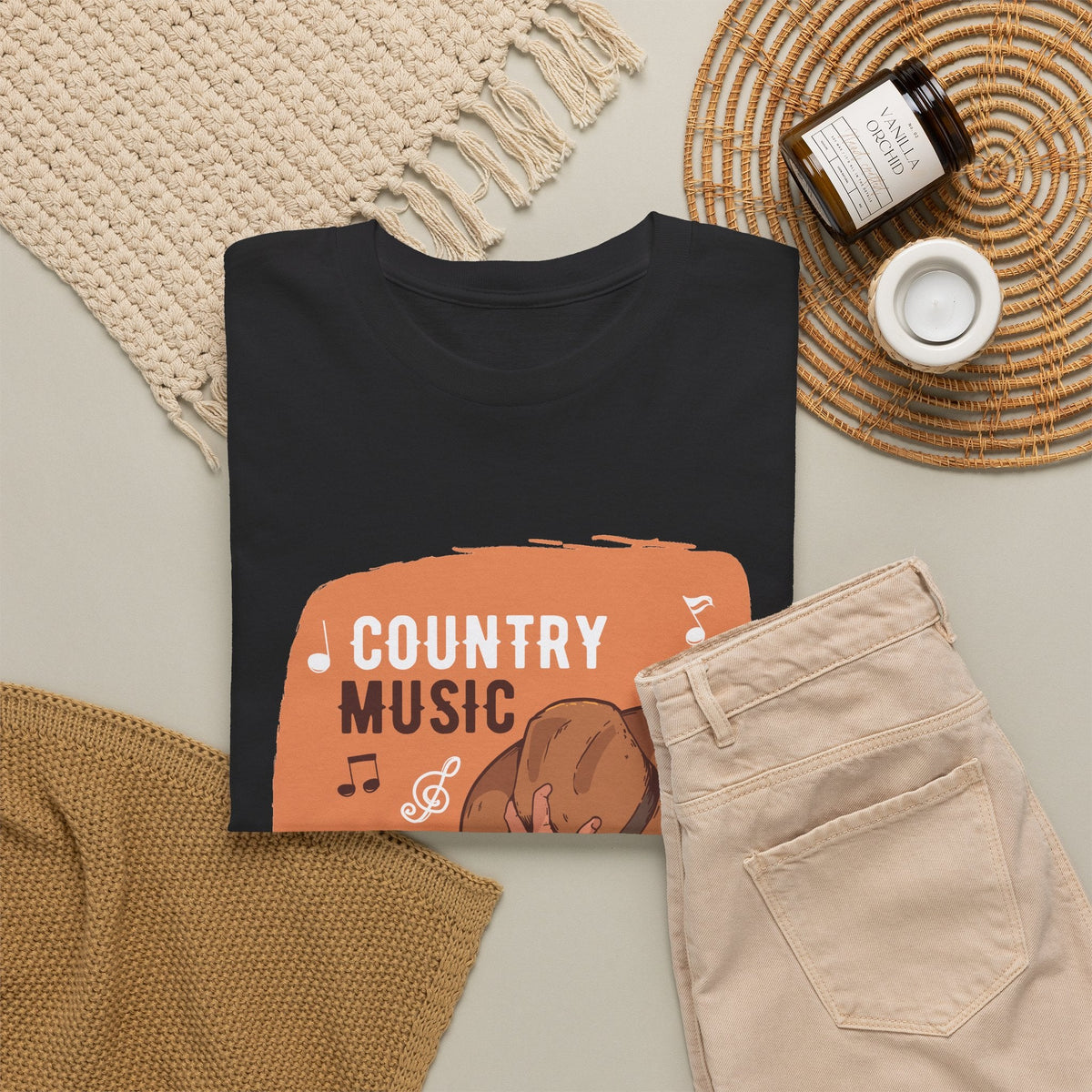 Country Music T-Shirt – Vintage Western & Country-Musik Grafik-T-Shirt