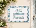 Personalisiertes Keramik-Hausschild 20×25 cm – Klassisch – Kalabula