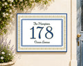 Personalisiertes Keramik-Hausschild 20×25 cm – Klassisch – Kalabula